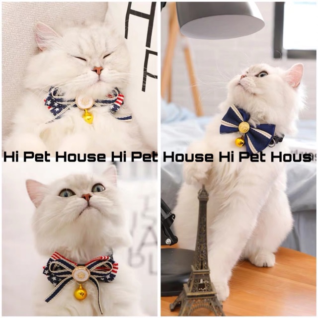 MILLY HOUSE♥ Pet Bow Tie ปลอกคอประดับโบว์สำหรับสัตว์เลี้ยง