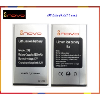 แบตเตอรี่ inovo Model: i98 รุ่น Like,Model: i99 รุ่น PP ขนาด 4.4x7.6 cm. งานแท้