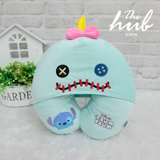 หมอนรองคอมีฮู้ด Scrump รุ่น tsumtsum