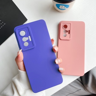 เคสมือถือ TPU สีพื้น เคสพาสเทล สำหรับ Xiaomi Redmi 12C A1 10 2022 10A 10C 9 9A 9C 9T ตานางฟ้า สำหรับ กันกล้อง