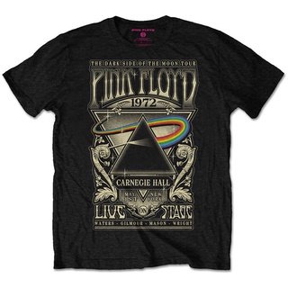 Pink Floyd Carnegie Hall 1972 ly Licensed s เสื้อยืด สีดํา สําหรับผู้ชาย