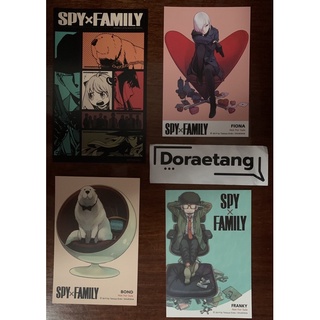 ส่งใส่กล่อง✅ SPY X FAMILY โปสการ์ด และสติ๊กเกอร์สุด Exclusive ของแท้ลิขสิทธิ์สะสม สปาย x แฟมิลี่ Post card and Sticker