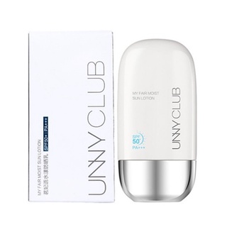 UNNY CLUB My Fair Moist SPF50 PA+++ UV Mild Sunscreen Lotion 50ml ครีมกันแดดสำหรับผิวหน้าเนื้อบางเบาจากเกาหลี