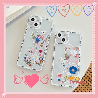 เคสโทรศัพท์มือถือ กันรอยกล้อง ลายดอกไม้ หมีน่ารัก สําหรับ Samsung Galaxy M23 5G A23 A13 4G A03 S21 FE A13 4G A03 Core A10S A53 5G A73 A33 5G M52 A52 A52S A72