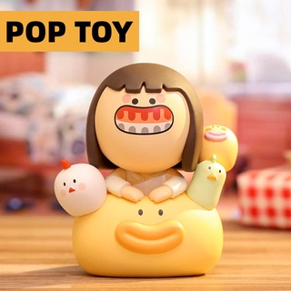 【ของแท้】ฟิกเกอร์ตุ๊กตา Popmart The Hug Series น่ารัก