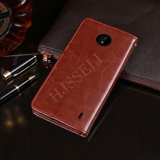 เคสสำ Nokia C10 Case PU Leather Flip Phone Case Nokia C20 C 10 20 เคสโทรศัพท์มือถือ พลิกซองโทรศัพท์