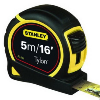 ตลับเมตร STANLEY 5เมตร หุ้มยาง Tylon ของแท้