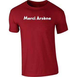 T-shirt  เสื้อยืด ผ้าฝ้าย พิมพ์ลาย Mercie ArsèNe Thank You Wenger Arsenal The Gunners สําหรับผู้ชายS-5XL