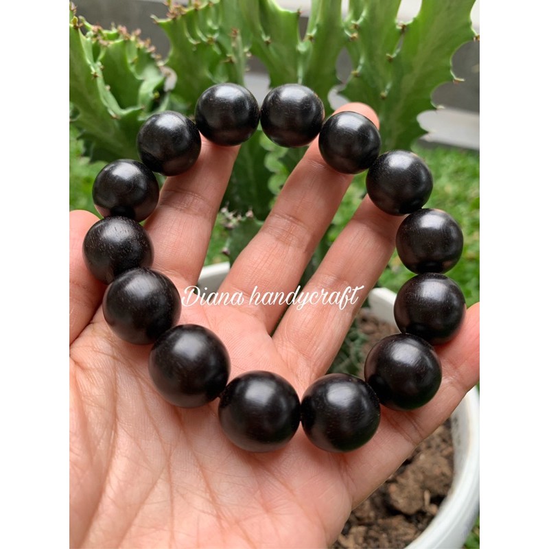 MORANGA WOOD BRACELET IRON FIBER DIG 16 / BLACK MORANGA LUCKY WOOD BRACELET SINKING