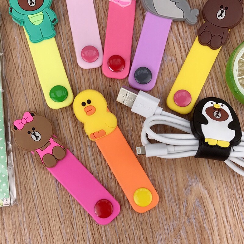 kingshopping TT073 (ร้านไทย) ที่รัดสายชาร์จและสายหูฟัง(29ลาย คละลาย) (มือถือและอุปกรณ์เสริม) - รูปที่ 5