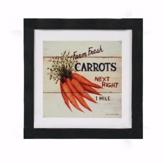 TSF กรอบรูป FRAME06 CARROTS 20x20 cm (สีดำ)