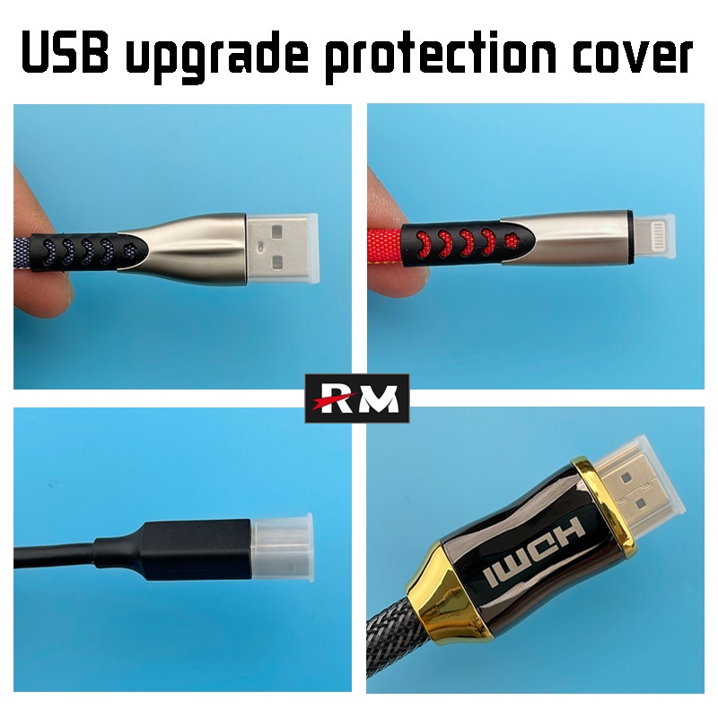 ฝาครอบป้องกันสายชาร์จ USB Type-C ตัวผู้ 3.5 มม. HDMI กันฝุ่น 5 ชิ้น 10 ชิ้น