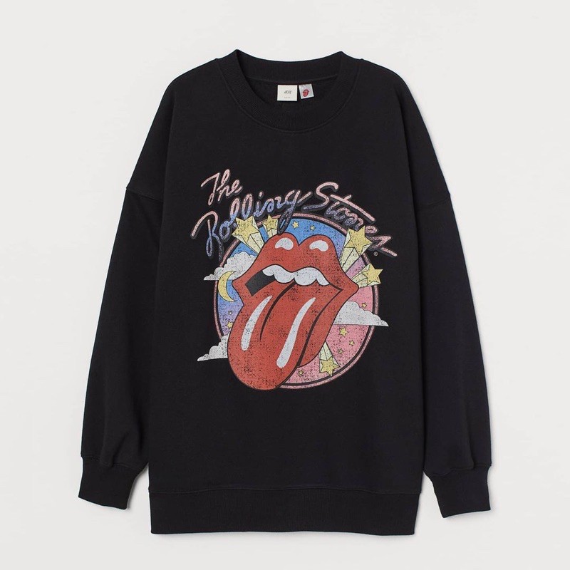 CREWNECK H&M THE ROLLINGSTONES