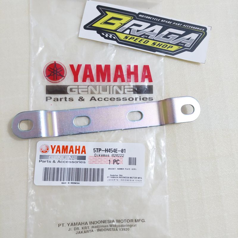 ขายึดป้ายทะเบียน Soul Xeon Fino Fi Xride 115 Xeon Rc Mio M3 125 Vega Aerox Jupiter Z ของแท้ Yamaha 5