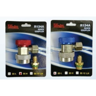 หัวต่อเติมน้ำยาแอร์ R134a แบบปรับได้ Winton สินค้ามีจำหน่ายทั้งด้าน High-side และ Low-side สินค้าพร้อมส่ง