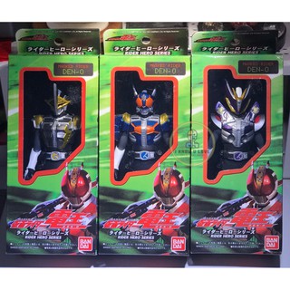 [ของแท้] Bandai Rider Hero Series (year 2009) - Masked Rider Den-O (Rod Form, Ax Form and Gun Form)