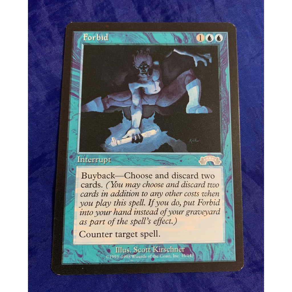 🃏🃏 MTG : Forbid : Exodus 🔥English🔥  🃏🃏