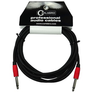 Carlsbro สายแจ็คกีตาร์ 3 เมตร แบบหัวยางสีแดง รุ่น BJJ031-3M (3m Guitar Cable, สายแจ็คกีตาร์ 3m)