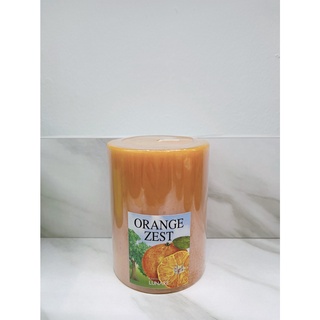 เทียมหอมกลิ่น Orange Zest เทียนขนาด3x4นิ้ว