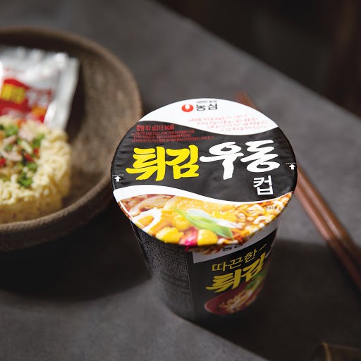 มาม่าเกาหลี nongshim tempura udon s-cup 62g เทมปุระอุด้งแบบถ้วย 62g 농심 튀김우동 소컵