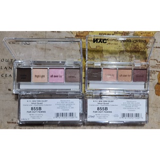 N.Y.C. New York Color Mod Quad Cream Liner + Eyeshadow Collection #855B FAR OUT FAWNS อายแชโดว์+อายไลเนอร์ SALE 100 บาท