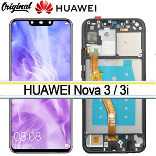 100% Tested 6.3&amp;#39;&amp;#39; LCD Replacement for Huawei Nova 3i INE-LX1, INE-LX1r, INE-LX1,Touch Screen Display Nova 3 PAR-