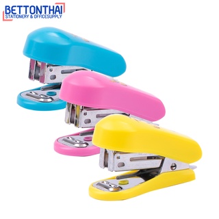 Deli 0352 Mini Staplerชุดเครื่องเย็บกระดาษแฟนซี 12 แผ่น(ขนาดพกพา)พร้อมลวดเย็บ คละสี 1 ชิ้น แม็ค ที่เย็บกระดาษ school DIY