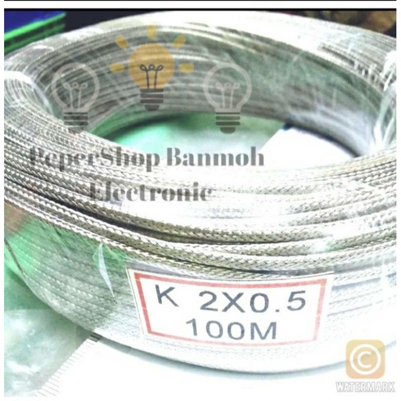 สายเทอร์โมคัปเปิ้ล สายวัดอุณหภูมิ (1ม้วน) ไทป์K 2x0.5 ยาว100เมตร Thermocouple thermal electrical resistance