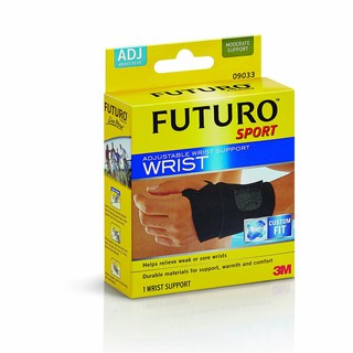 Futuro  Sport Adjustable Wrist Support ฟูทูโร่ สปอร์ต อุปกรณ์พยุงข้อมือ รุ่นปรับกระชับได้