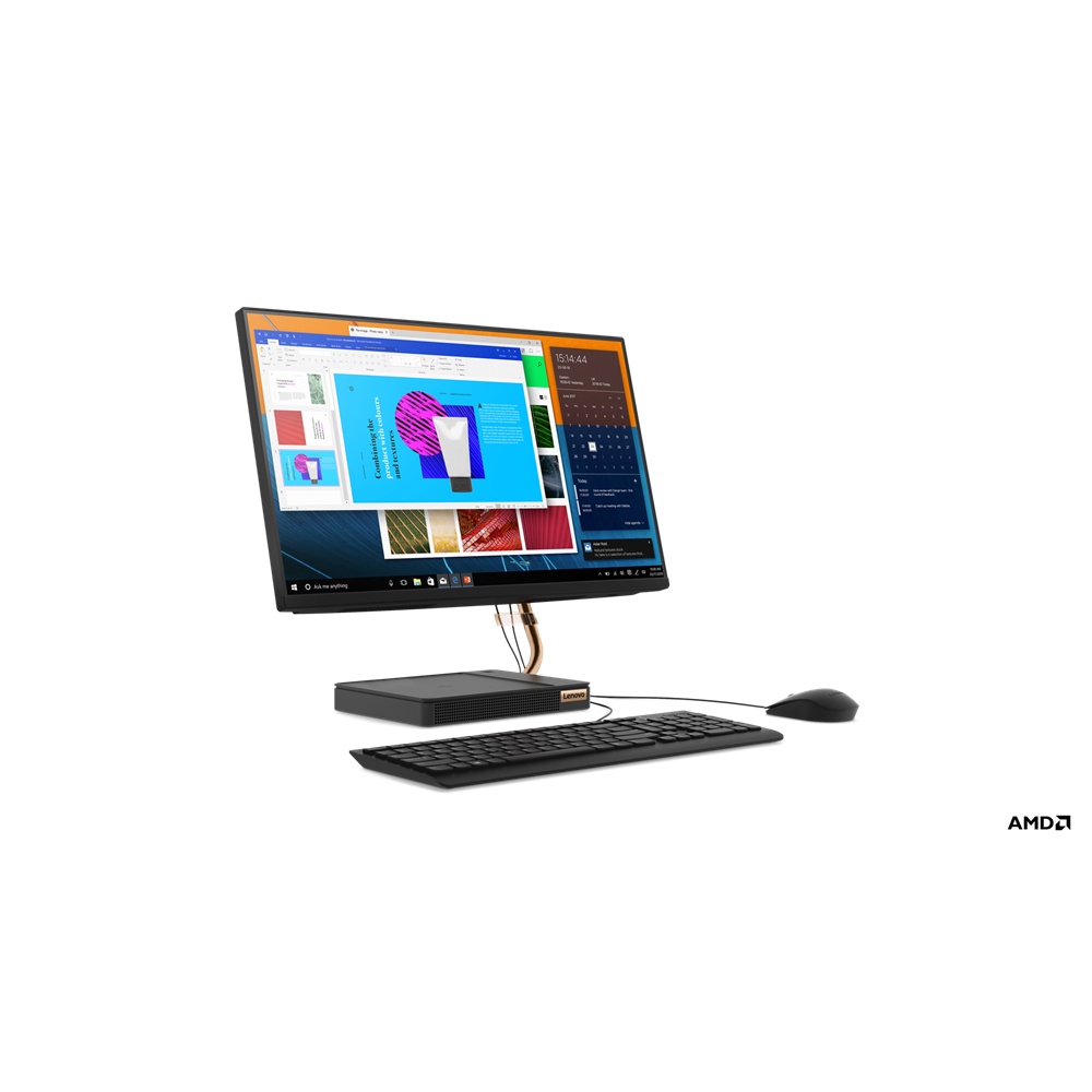 PC Lenovo AIO ideacentre A540-24API (F0EM009QTA) Ryzen5Pro-4650GE/8GB/256GBSSD/23.8"/DVDRW/DOS/3Y