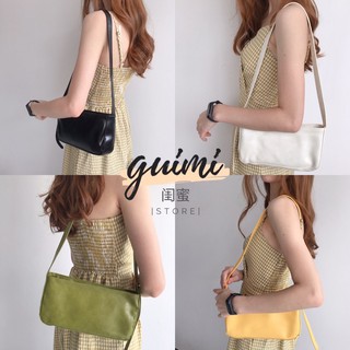 GUIMII🌷กระเป๋าสะพายข้าง ทรงน่ารัก เมทได้กับทุกชุด