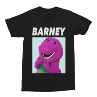 เสื้อยืดผู้ชาย เสื้อยืด พิมพ์ลาย Gildan Barney 90S สไตล์เรโทร สําหรับผู้ชาย S-5XL