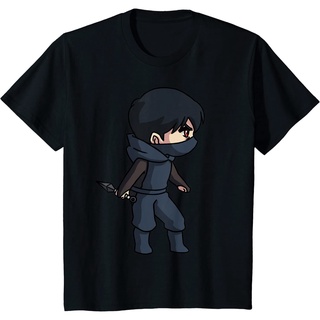 เสื้อยืดโอเวอร์ไซส์เสื้อยืด ผ้าฝ้ายแท้ พิมพ์ลายการ์ตูนอนิเมะ Ninja Spy Kawaii คุณภาพสูงS-3XL