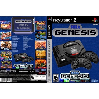 แผ่นเกมส์ PS2 SEGA Genesis Super Collection 50   คุณภาพ ส่งไว (DVD)