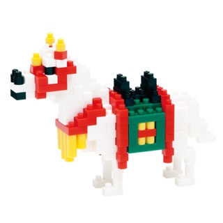 แท้ 100% จากญี่ปุ่น Nano Block นาโน บล็อค Kawada Nano Block นาโน บล็อค ม้า NBC-101 White Horse Figure