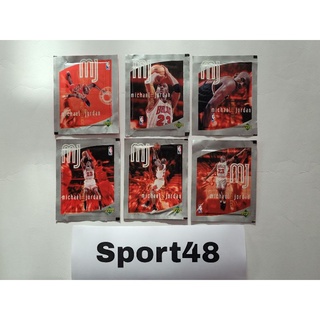 ซองสุ่ม Sticker 1998 Michael Jordan 6 ซอง (6 sealed packs)