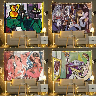 ✨ Picasso Oil Painting Wall Cloth Fauvism Decorative Wall Painting Art Background Wall Cloth Bedroom Net Red Photo Decor