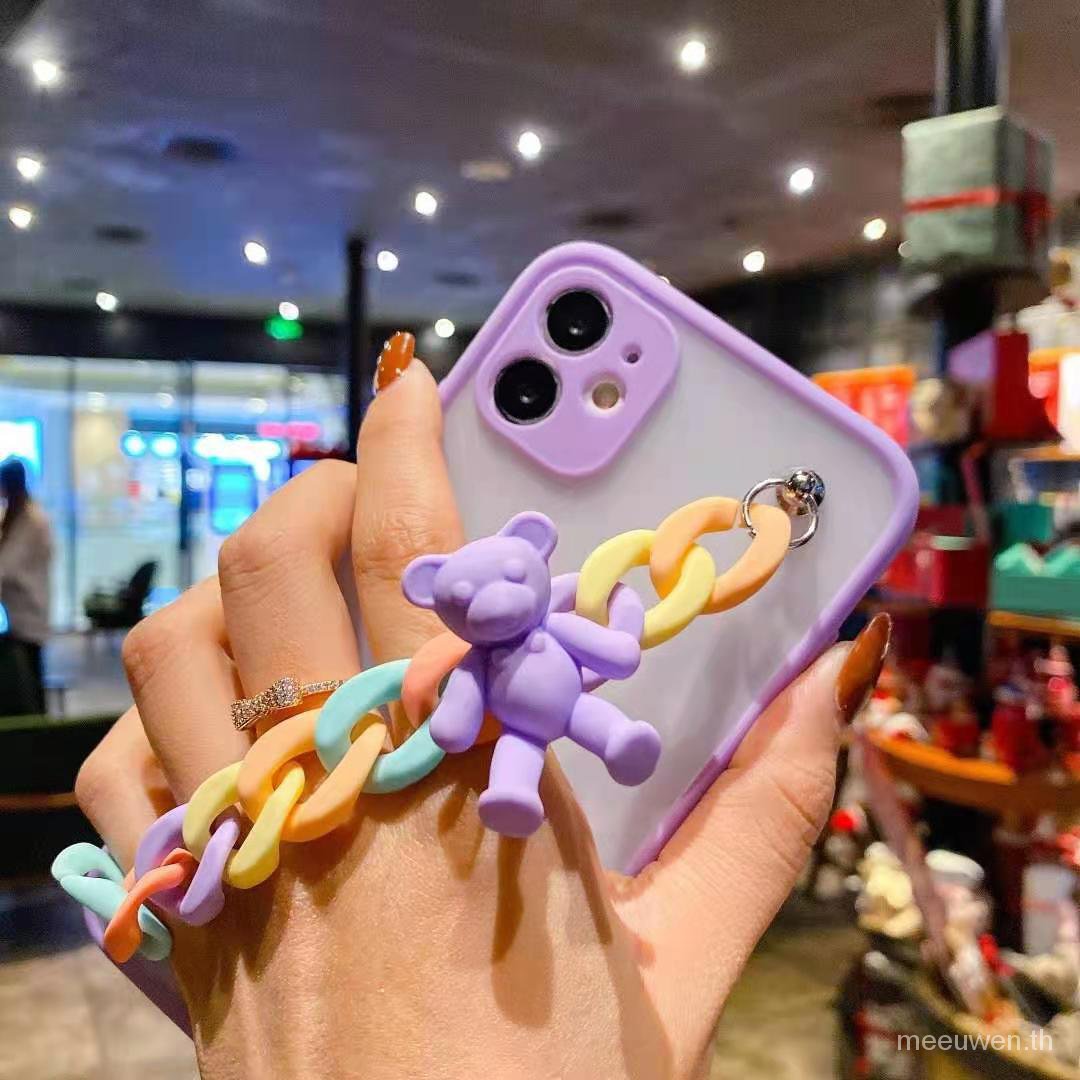 เคสโทรศัพท์มือถือลายการ์ตูนหมีสําหรับ Oppo A53 A15 A11K A9 A 5 A8 A31 A33 A52 A5S A7 A12 A7X A 5 A3S A91 A12E A72 F11 F9Pro Realme C1 #8