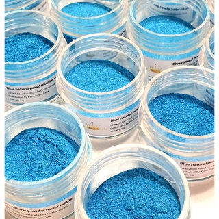 Food grade100% ผงสีฟ้าเนเชอรัล สำหรับอาหารขนมเครื่องดื่ม เครื่องสำอางค์ Blue natural power luster edible