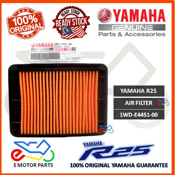 R25 AIR FILTER AIR CLEANER FILTER AIR YTF250 R25 V1 V2 R3 FILTEL ANGIN 1WD-E4451-00