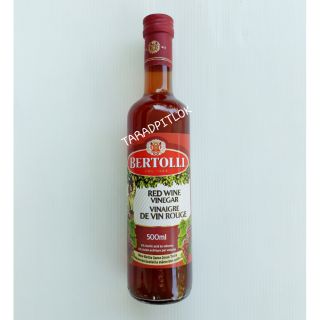 🔥Popular🔥 Bertolli เบอร์ทอลลี่ น้ำส้มสายชูหมักจากไวน์แดง ขนาด 500ml น้ำส้มสายชูหมัก RED WINE Vinegar High quality อาหารแ