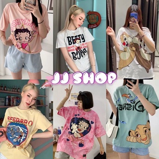 JJ Shop​💜​พร้อมส่ง เสื้อยืดแขนสั้น ผ้ายิ่มใส่สบายลายการ์ตูน"DX-Zara" -​N 03