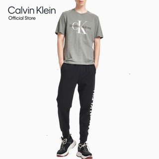 เสื้อยืดอินเทรนด์ผู้ชายอินเทรนด์ผู้หญิงCALVIN KLEIN MENS เสื้อยืดรุ่น J312206 P2D สี เทาS-3XL