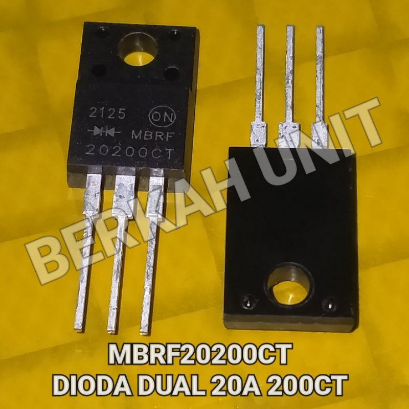 MBRF20200CT DUAL DIODE 20200CT 20A 200V