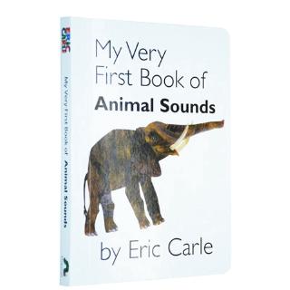 Eric Carle My First Book of Animal Sounds หนังสือกระดาษแข็ง ของเล่นเพื่อการศึกษา สําหรับเด็กก่อนวัยเรียน