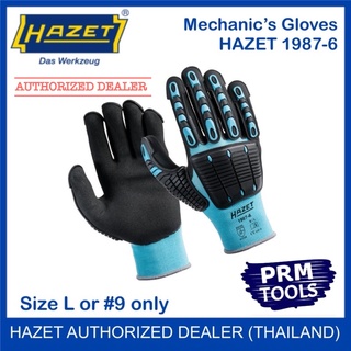 HAZET ถุงมือช่าง 1987-6 Mechanic’ Gloves เบอร์ 9 หรือ size L