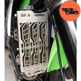 [S] การ์ดหม้อน้ำ สำหรับ KAWASAKI KLX 250 / D-TRACKER 250 (ส่งฟรี)/ RADIATOR GUARD FOR KAWASAKI KLX 250 / D-TRACKER 250