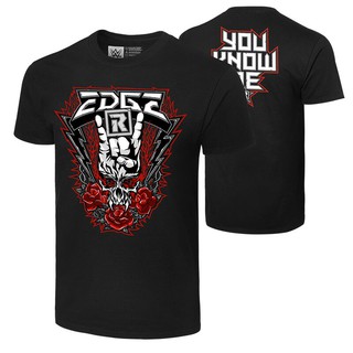 เสื้อยืดผ้าฝ้ายพิมพ์ลายขายดี WWE Edge You Know Me T-Shirt