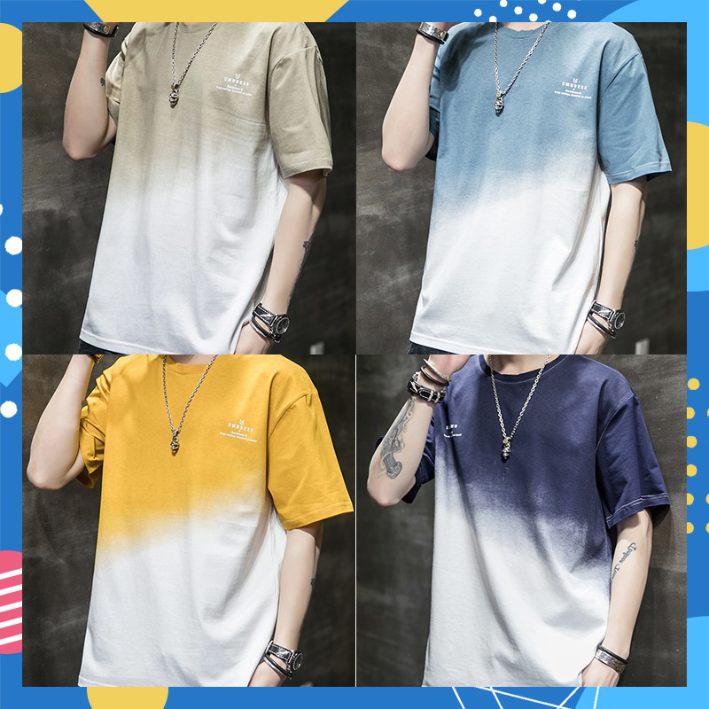 Boy.Shop 🚩เสื้อยืด ทูโทนไล่สี สำหรับผู้มีไลฟสไตล์ไม่เหมือนใคร | Shopee  Thailand