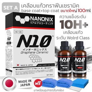 ์ เคลือบแก้ว N10 NANONIX สารเคลือบแก้วกราฟีนเซราามิค ที่สุดเทคโนโลยีเคลือบแก้วนำจากประเทศญี่ปุ่น